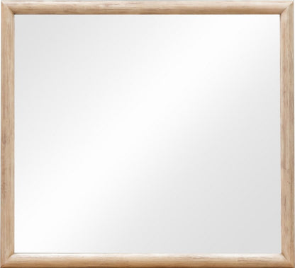Modus Furniture - Dorsey Solid Wood and Glass Mirror in Granola - NSPV83 view 1