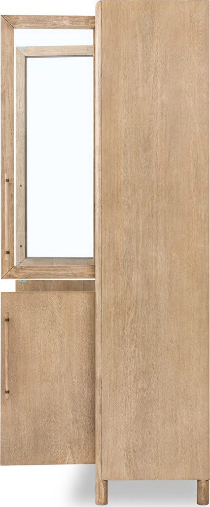Modus Furniture - Dorsey Strg Cabinet - Granola - NSPV27 view 4