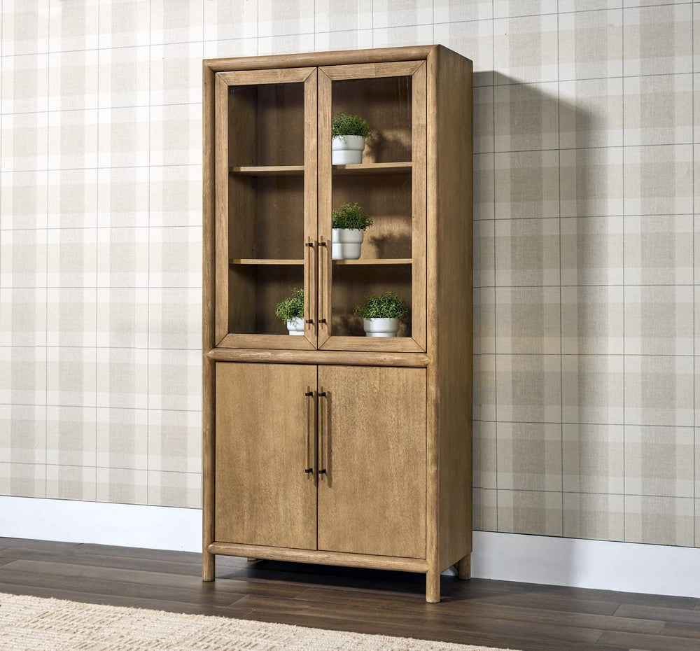 Modus Furniture - Dorsey Strg Cabinet - Granola - NSPV27 view 5