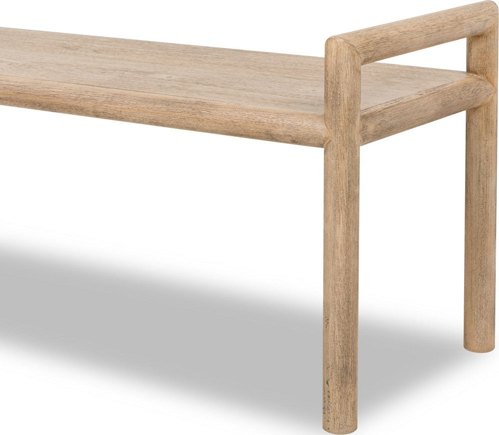 Modus Furniture - Dorsey Wood Bench - Granola - NSPV65 view 5
