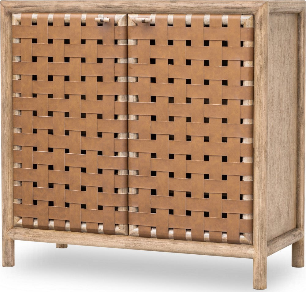 Modus Furniture - Dorsey Wvn Bar Cabinet - Grnl - NSPV80 view 1