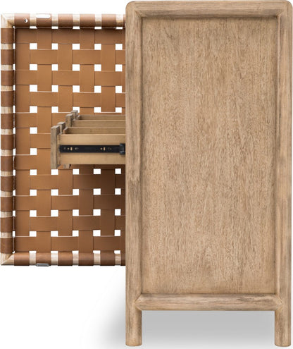 Modus Furniture - Dorsey Wvn Bar Cabinet - Grnl - NSPV80 view 4