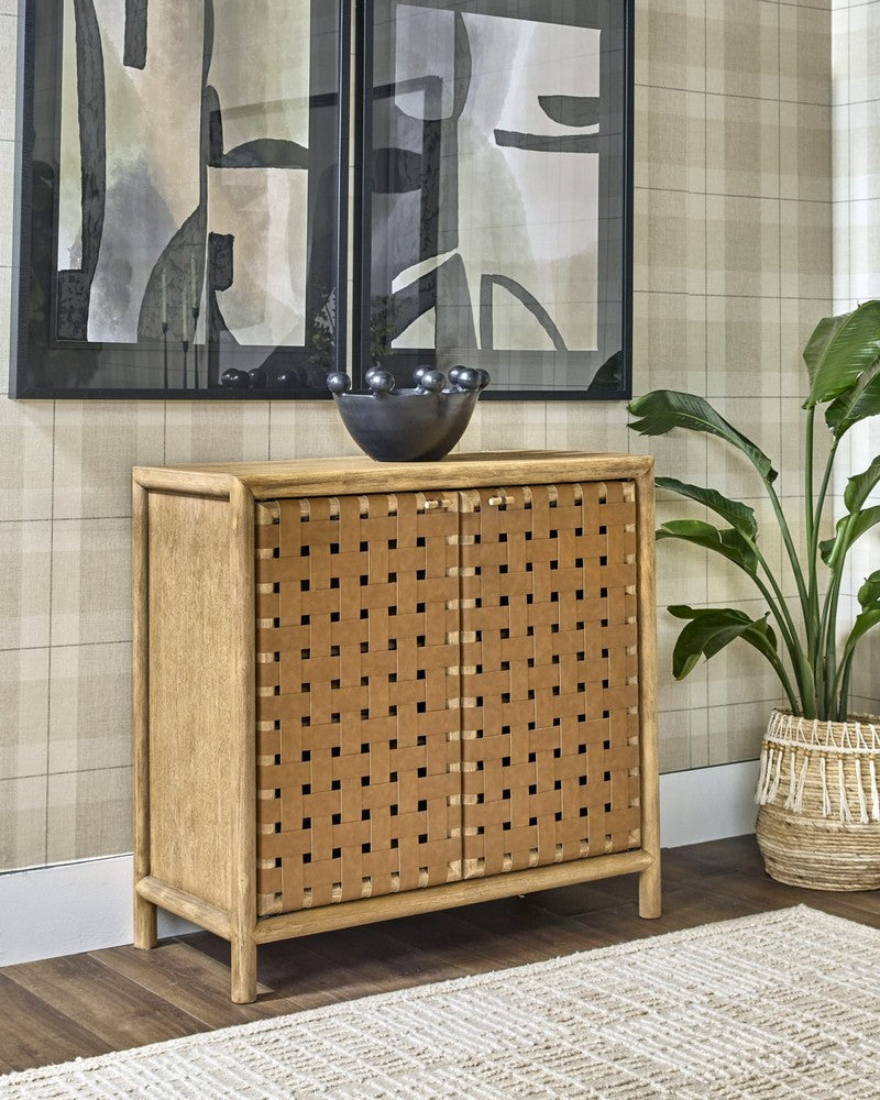 Modus Furniture - Dorsey Wvn Bar Cabinet - Grnl - NSPV80 view 7