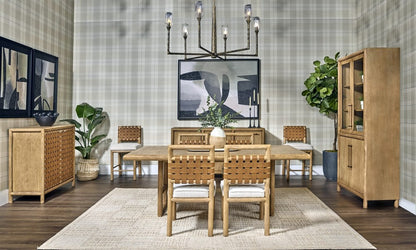 Modus Furniture - Dorsey Wvn Dn Chair - Gngr/Rct - NSPV63_1 view 6