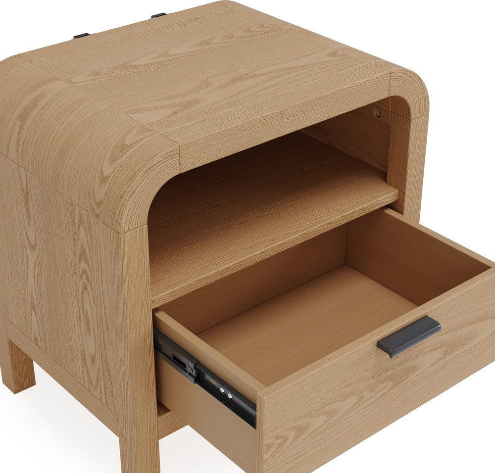 Modus Furniture - Drake 1-Drw NS W/USB - Timber - NKZY81B view 4