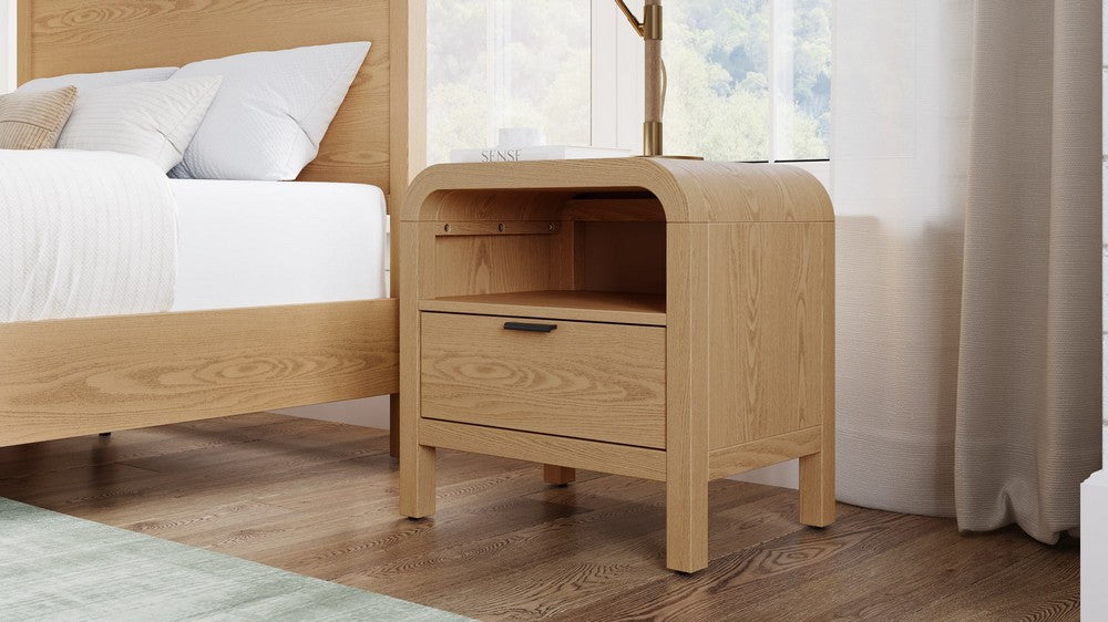 Modus Furniture - Drake 1-Drw NS W/USB - Timber - NKZY81B view 5