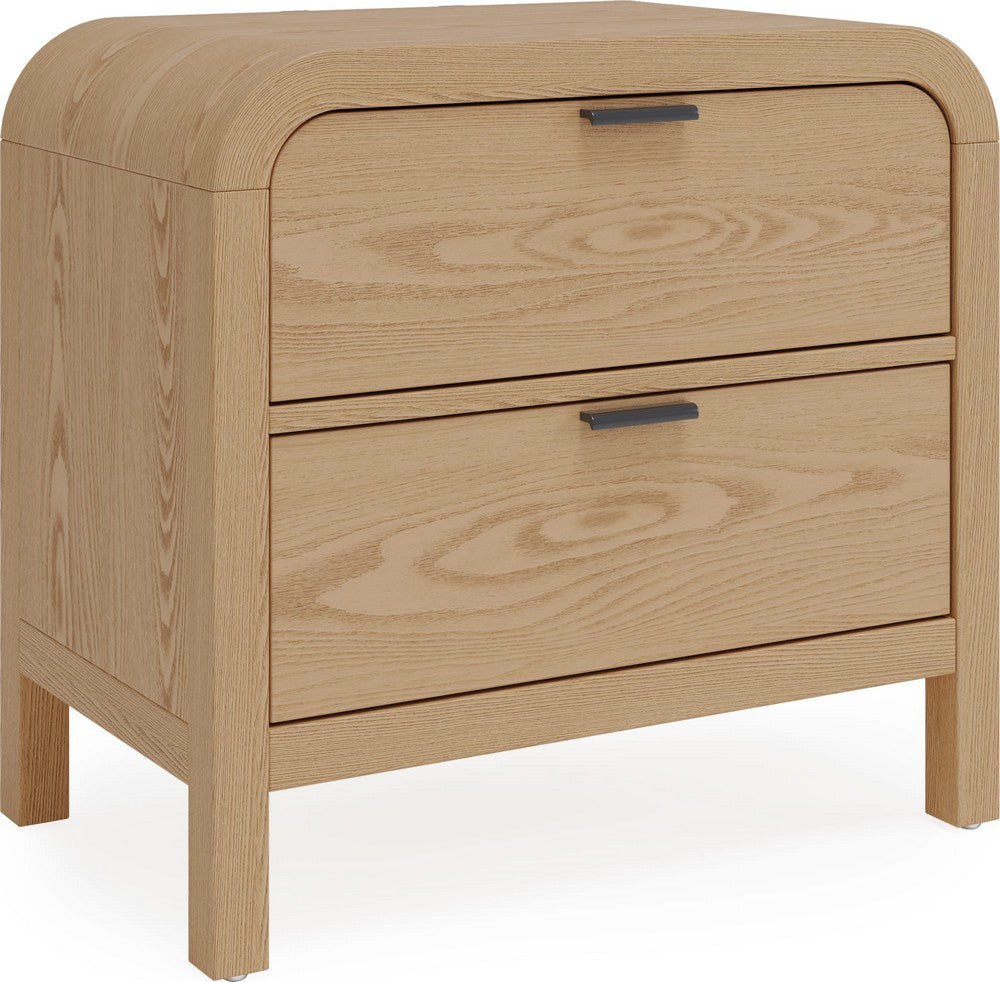 Modus Furniture - Drake 2-Drw Nightstand W/USB - Timber - NKZY81 view 1