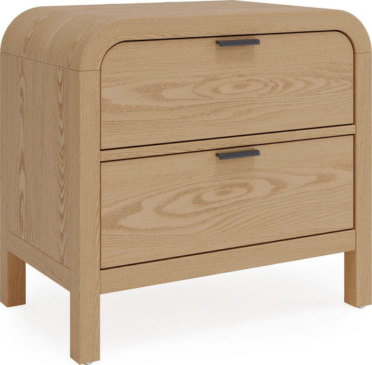 Modus Furniture - Drake 2-Drw Nightstand W/USB - Timber - NKZY81 view 1