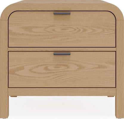 Modus Furniture - Drake 2-Drw Nightstand W/USB - Timber - NKZY81 view 2