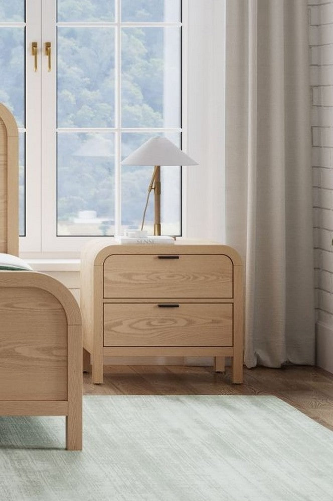 Modus Furniture - Drake 2-Drw Nightstand W/USB - Timber - NKZY81 view 6