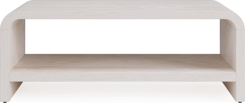 Modus Furniture - Drake Ash Wood Coffee Table in Sugar - NKNF21 view 2