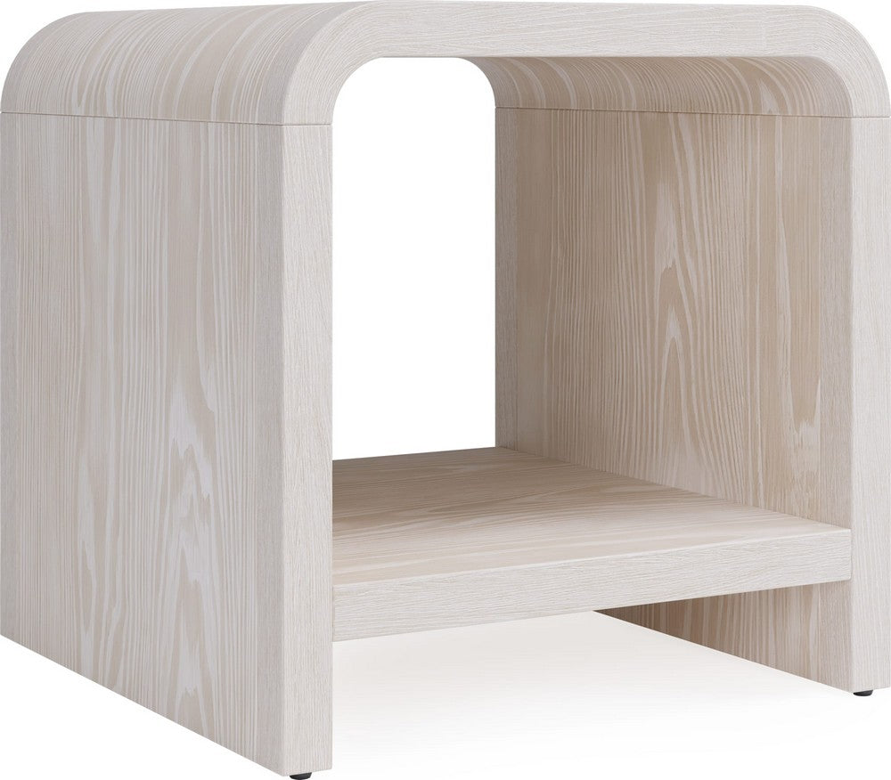 Modus Furniture - Drake Ash Wood Side Table in Sugar - NKNF22 view 1