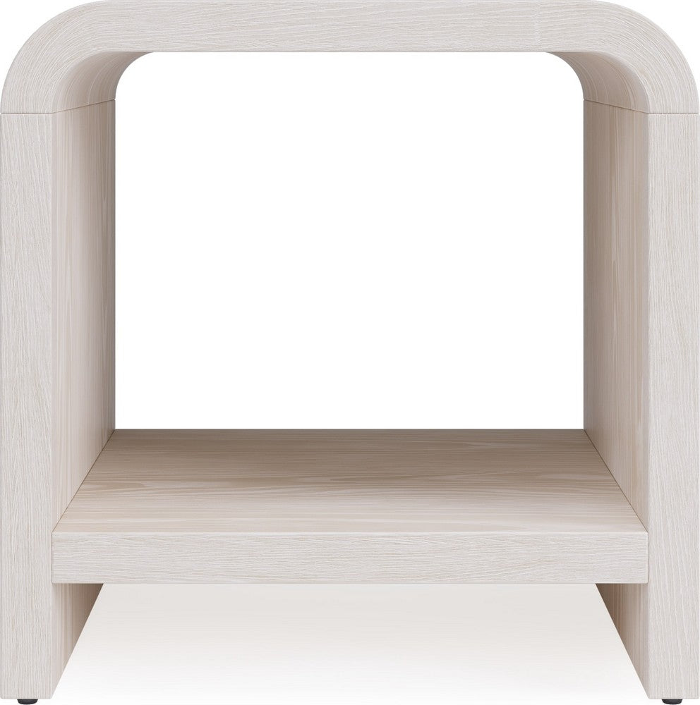 Modus Furniture - Drake Ash Wood Side Table in Sugar - NKNF22 view 2