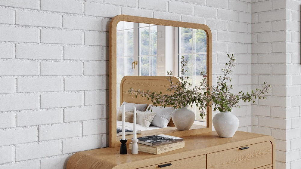 Modus Furniture - Drake Dresser Mirror - Timber - NKZY83 view 8