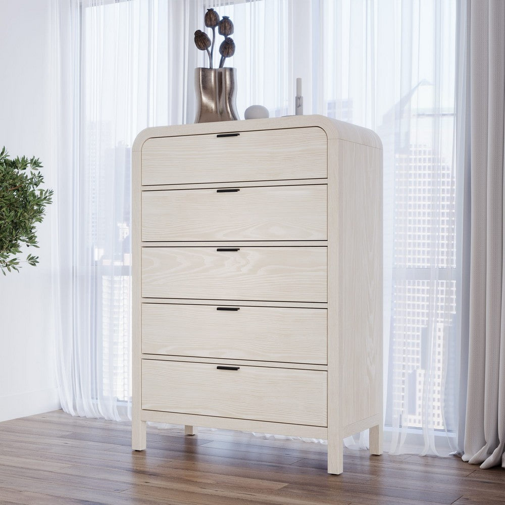 Modus Furniture - Drake Five Drawer Chest in Sugar - NKNF84 view 5