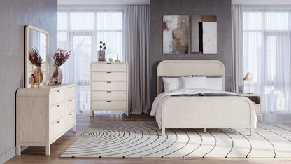 Modus Furniture - Drake Five Drawer Chest in Sugar - NKNF84 view 6