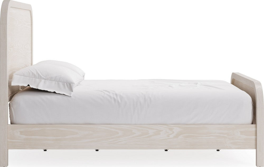 Modus Furniture - Drake Queen-size Wood Platform Bed in Sugar - NKNFH5 view 3