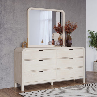 Modus Furniture - Drake Six Drawer Dresser in Sugar - NKNF82 view 6