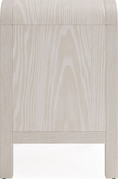 Modus Furniture - Drake Two Drawer USB-Charging Nightstand in Sugar - NKNF81 view 3
