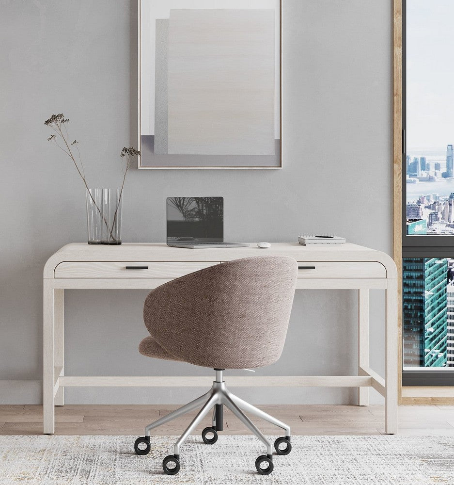 Modus Furniture - Drake Two Drawer Writing Desk in Sugar - NKNF11 view 4