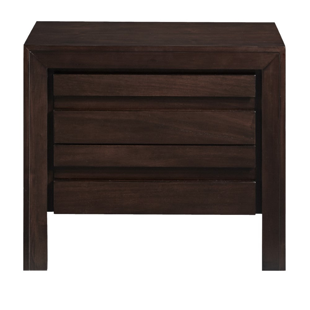 Modus Furniture - Element Charging Station Nightstand in Chocolate Brown - 4G2281P veiw 6