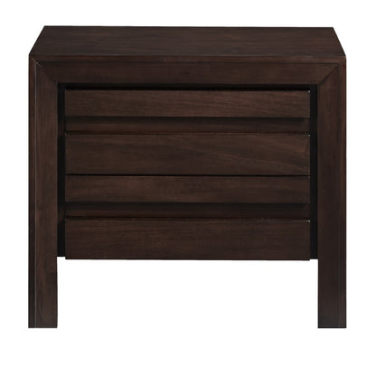 Modus Furniture - Element Charging Station Nightstand in Chocolate Brown - 4G2281P veiw 6