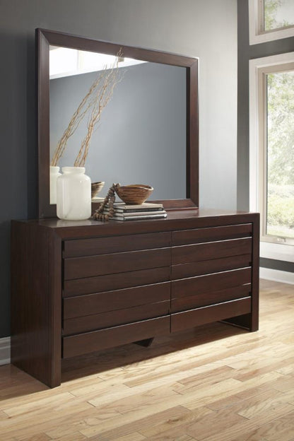 Modus Furniture - Element Mirror in Chocolate Brown - 4G2283 veiw 4