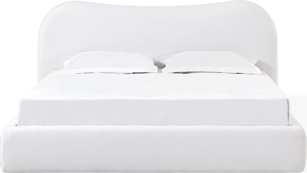 Modus Furniture - Elena California King-size Upholstered Bed in Vanilla Linen - THXDH6 view 2