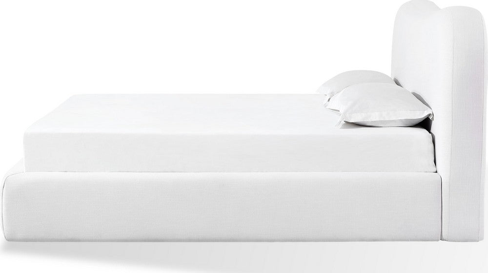 Modus Furniture - Elena California King-size Upholstered Bed in Vanilla Linen - THXDH6 view 3