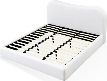 Modus Furniture - Elena King-size Upholstered Bed in Vanilla Linen - THXDH7 view 4