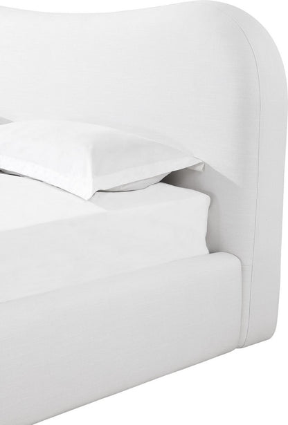 Modus Furniture - Elena Queen-size Upholstered Bed in Vanilla Linen - THXDH5 view 5