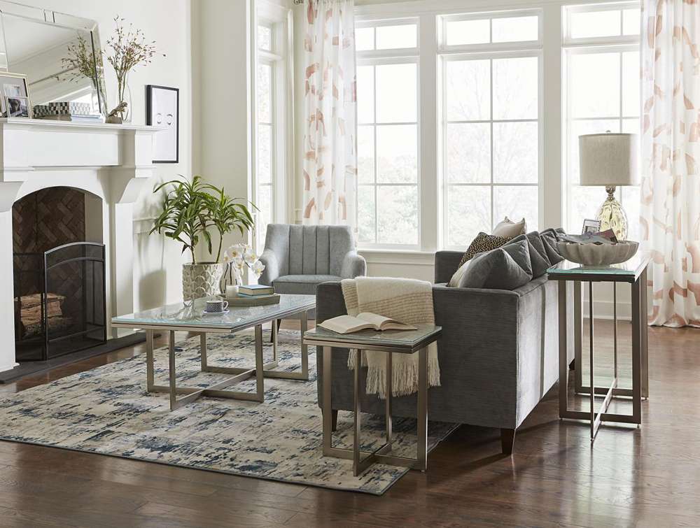 Modus Furniture - Eliza Coffee Table in Ultra White - 5WT721 veiw 2