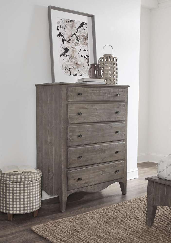 Modus Furniture - Ella Five-Drawer Chest in Antique Mocha in Camel - 2G3884 veiw 1