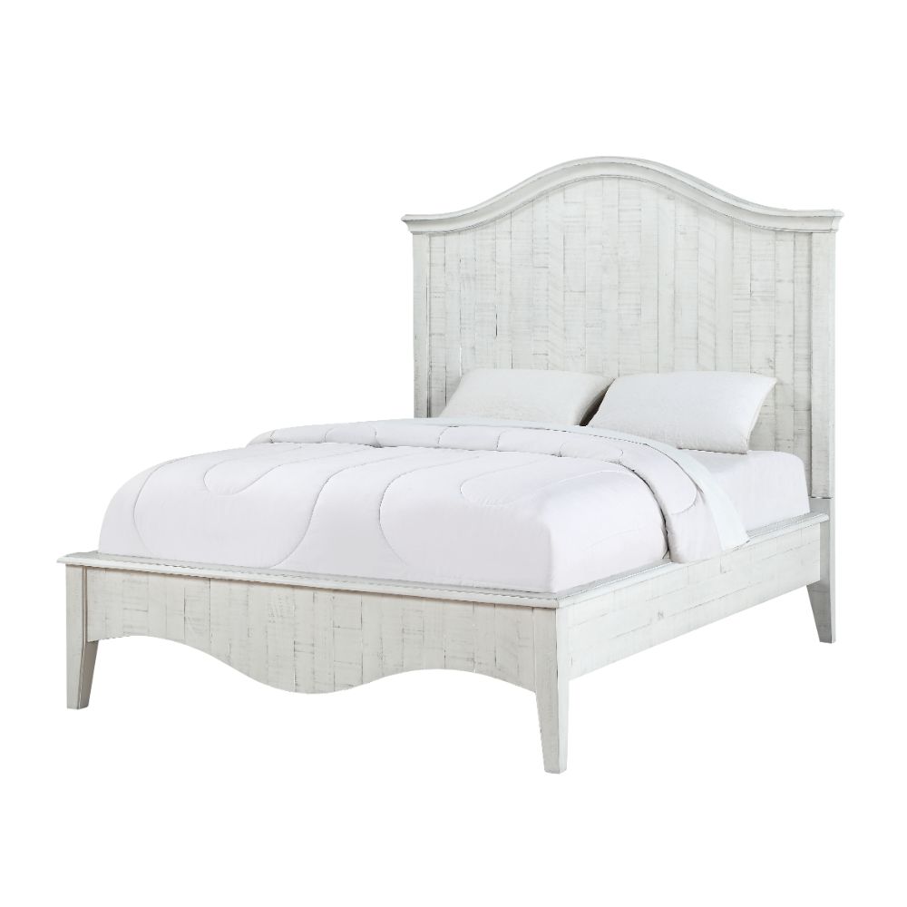 Modus Furniture - Ella Solid Wood California-King Bed in White Wash - 2G43B6 veiw 1
