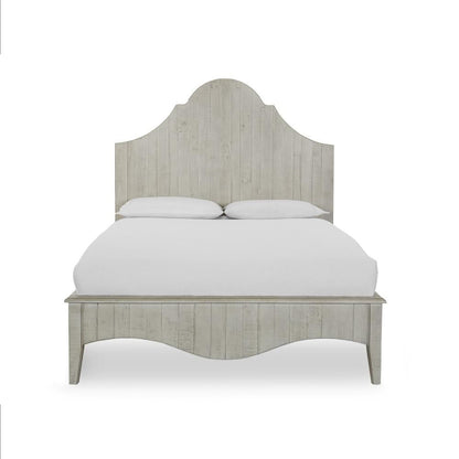 Modus Furniture - Ella Solid Wood California King-Size Scroll Bed in White Wash - 2G43A6_CLOSEOUT veiw 2
