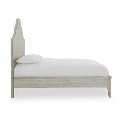 Modus Furniture - Ella Solid Wood California King-Size Scroll Bed in White Wash - 2G43A6_CLOSEOUT veiw 3