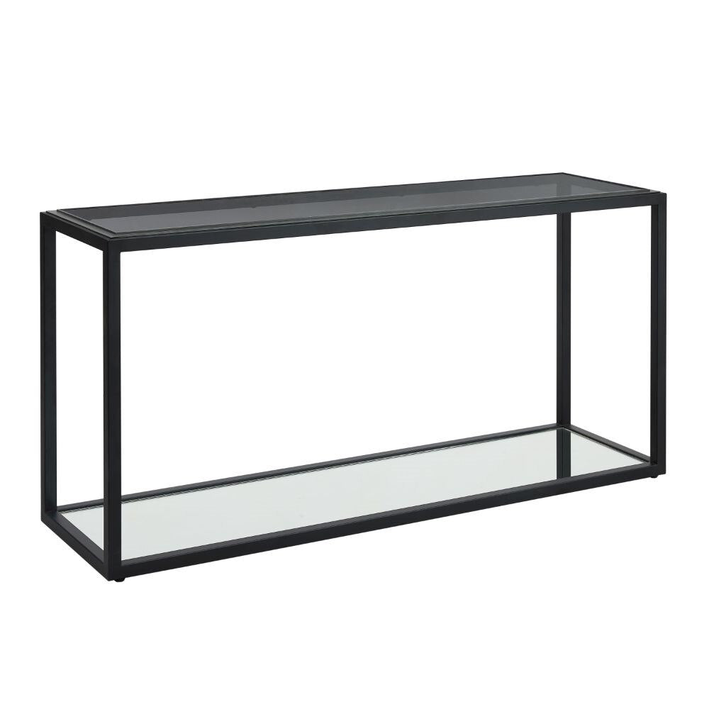 Modus Furniture - Ellis Smoked Glass and Stainless Steel Console Table - 9HQ423 veiw 3