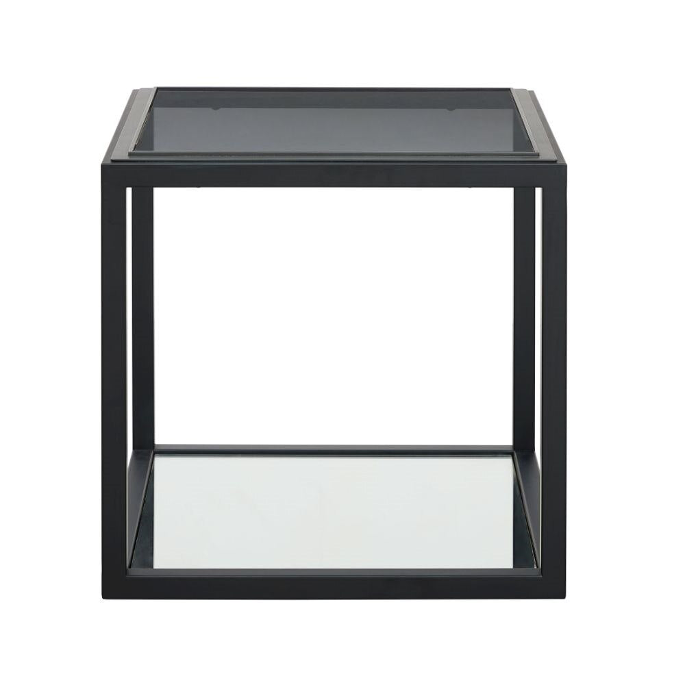 Modus Furniture - Ellis Smoked Glass and Stainless Steel End Table - 9HQ422 veiw 4