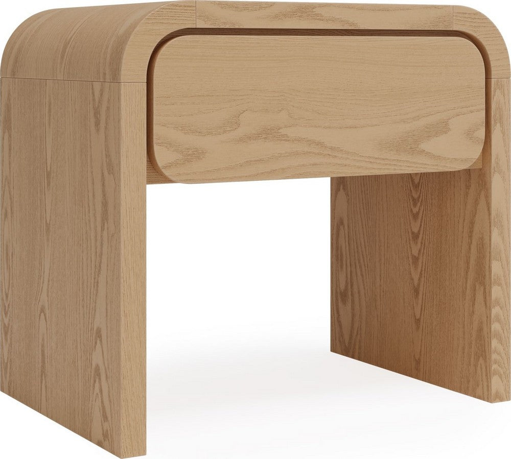 Modus Furniture - Elora 1-Drw Nightstand - Timber - PRZY81 view 1