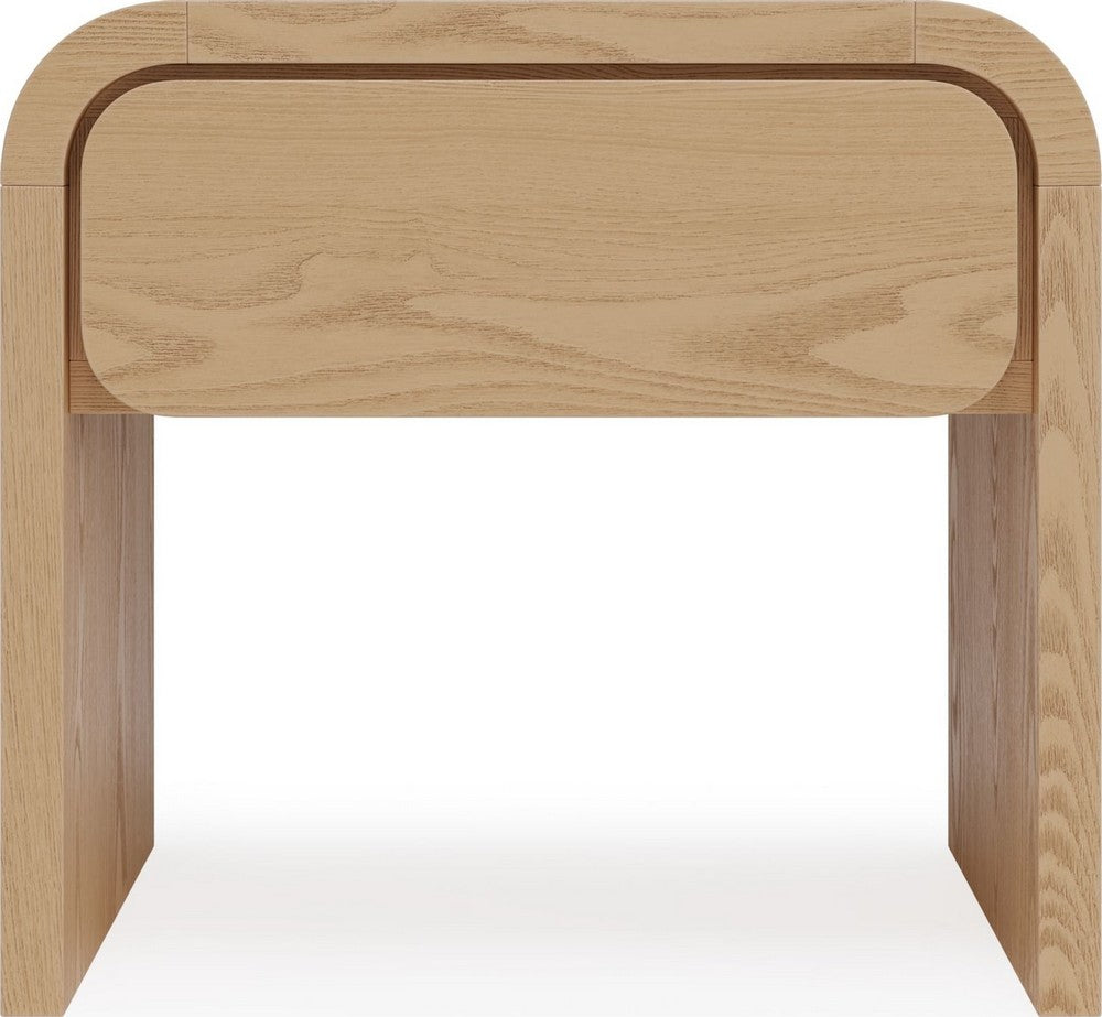 Modus Furniture - Elora 1-Drw Nightstand - Timber - PRZY81 view 2