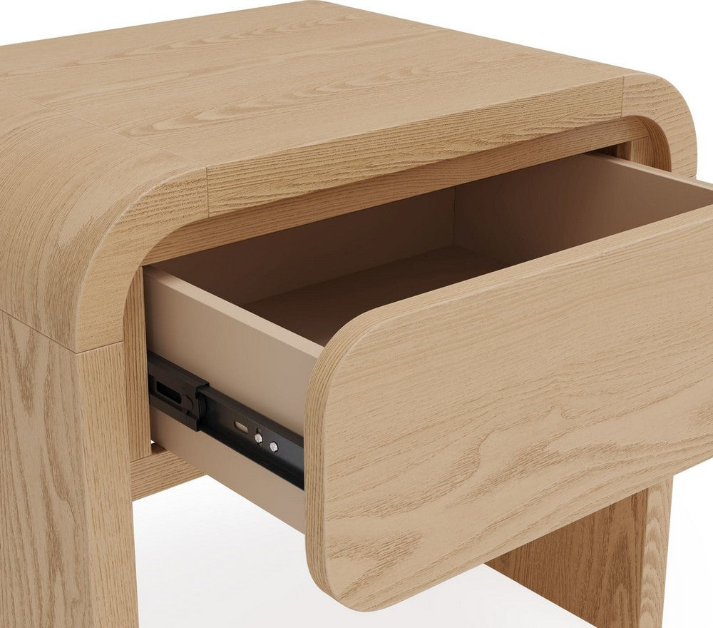 Modus Furniture - Elora 1-Drw Nightstand - Timber - PRZY81 view 4