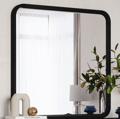 Modus Furniture - Elora Beveled Glass Mirror in Jet Black Ash - PRKS83 view 2
