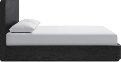 Modus Furniture - Elora California King-Size Ash Wood Platform Bed in Jet - PRKSK6 view 3