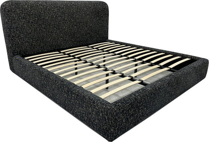 Modus Furniture - Elora King-Size Upholstered Platform Bed in Moonlight Chenille - PRZNM7 view 4
