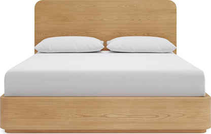 Modus Furniture - Elora QN Wood Bed-Timber - PRZYK5 view 2
