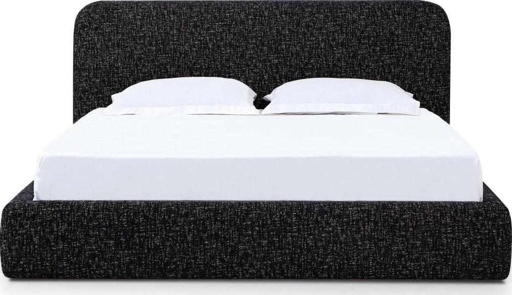 Modus Furniture - Elora Queen-Size Upholstered Platform Bed in Moonlight Chenille - PRZNM5 view 2