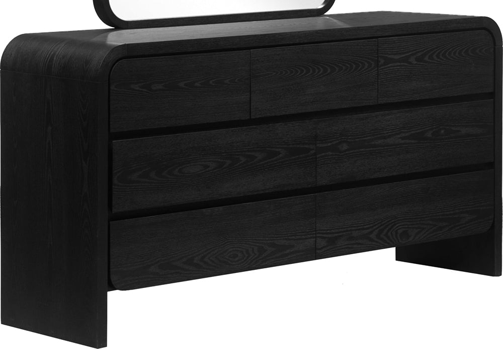 Modus Furniture - Elora Seven Drawer Dresser in Jet Black Ash - PRKS82 view 1