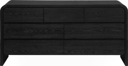 Modus Furniture - Elora Seven Drawer Dresser in Jet Black Ash - PRKS82 view 2