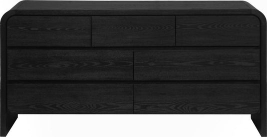 Modus Furniture - Elora Seven Drawer Dresser in Jet Black Ash - PRKS82 view 2