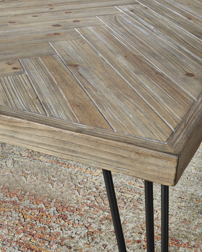 Modus Furniture - Everson Solid Fir Console Table in Sand Dollar - DVV123 view 3